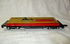Vintage American Flyer #715 Unloading flat car S GAUGE !!!