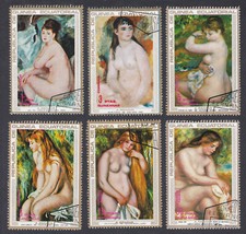 Äquatorialguinea 1973 gest. Briefmarken aus Satz Michel Nr. 208/10/11/12/13/14