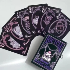 Kuromi Bicycle Playing Cards Sanri Board Role-Playing Games Collection Gift Toy