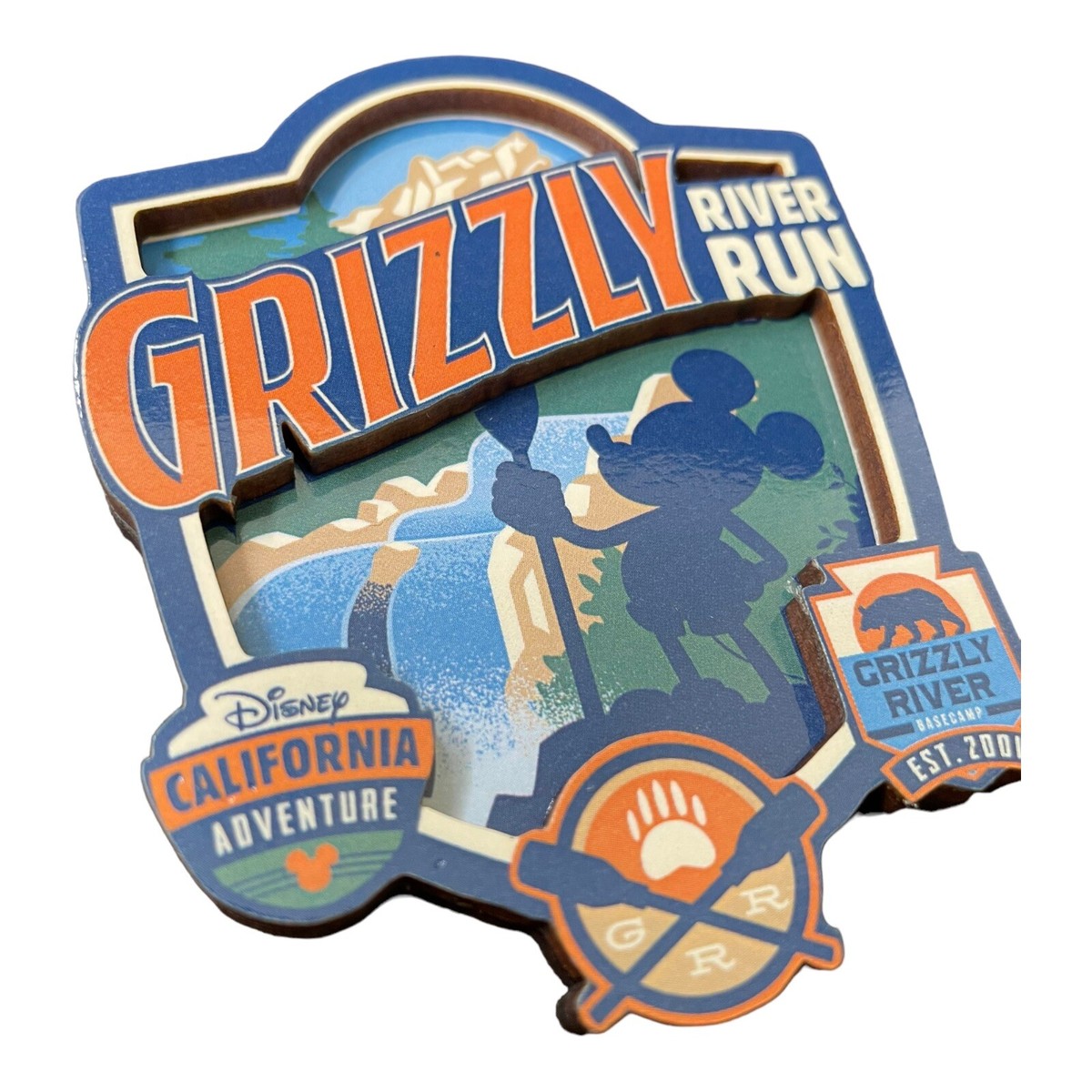 RARE Disney's California Adventure Grizzly Peak River Run Souvenir Magnet