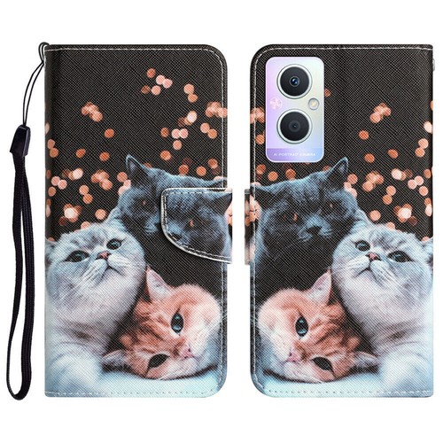 Cat Dog Flower Butterfly Leather Wallet Phone Case For OnePlus Nord N20 N200 5G - Picture 14 of 44