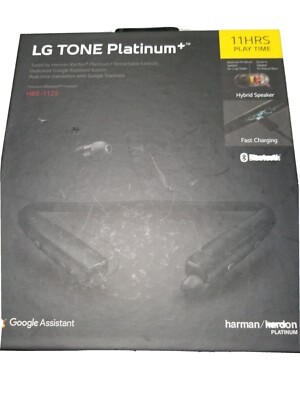 LG TONE PLATINUM+ BLUETOOTH HEADSET BLACK HBS 1125 
