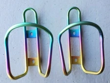 2 King Cage Titanium Bottle Cage Custom Anodized By Agave Anodizing