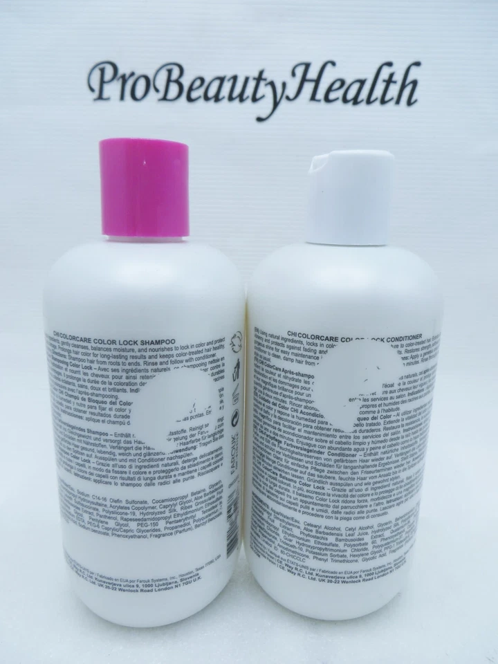 Champú y acondicionador CHI COLOR CARE Color Lock 12 oz Foto 2 de 2