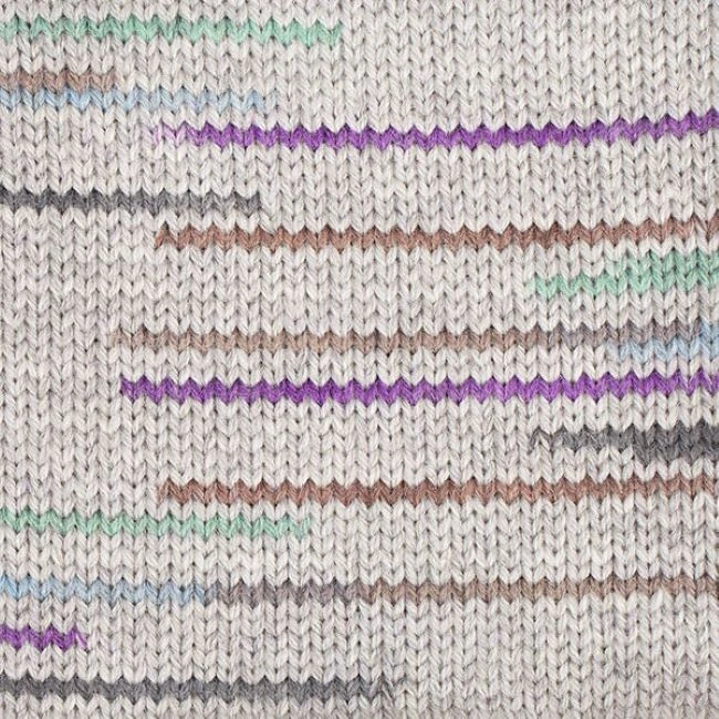 Drops Fiesta ~ 28 Silver Twilight yarn ~ long print ~ 2 x 1.75 oz - Image 2 of 3