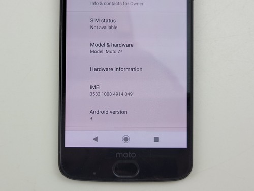 Motorola Moto Z2 (XT1789-01) 64GB (Verizon) Smartphone - Clean IMEI - J9614 - Picture 3 of 7