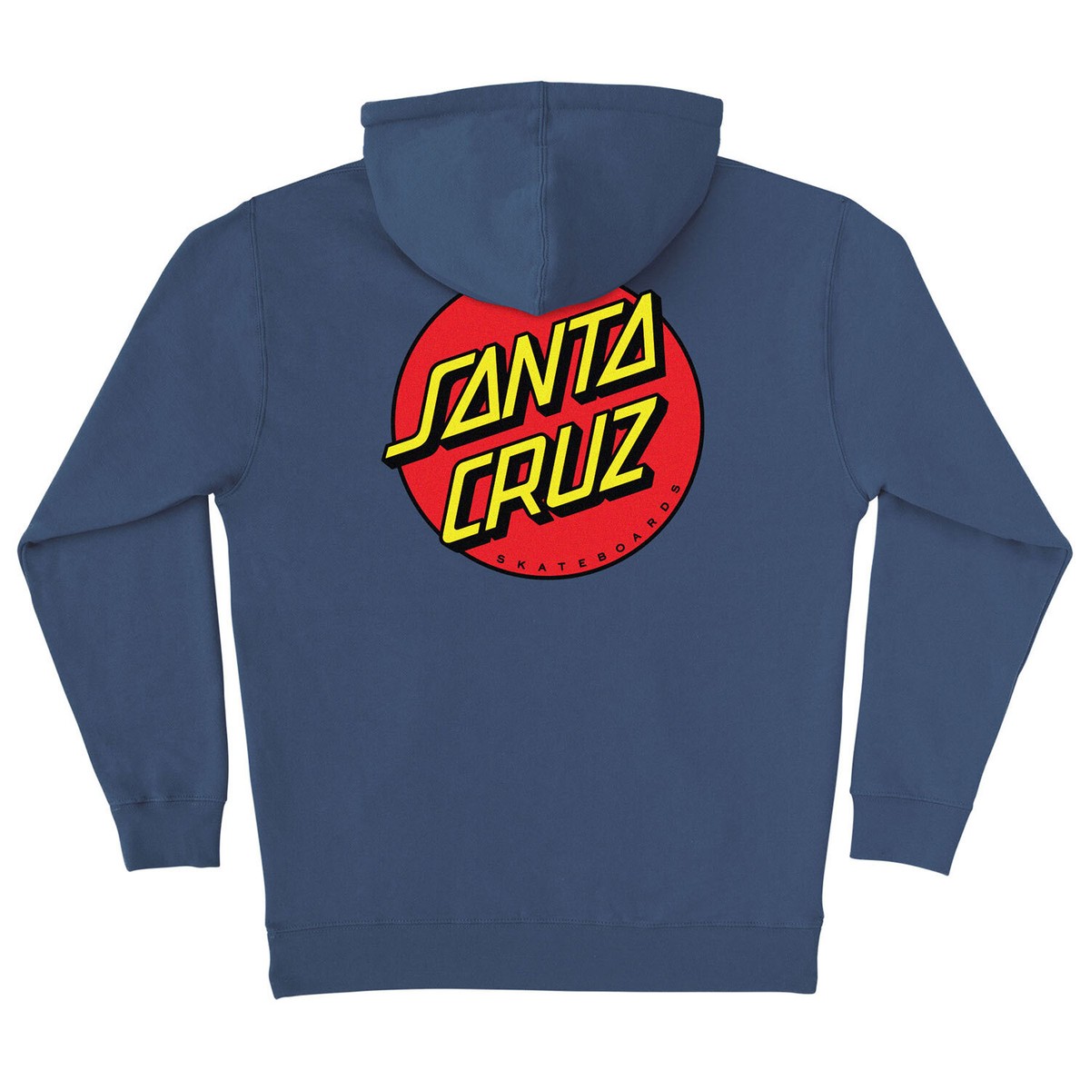 ★SANTA CRUZ Kendall Wolf Dot Zip-Up Hoodie 関税込★ Santa Cruz Skateboards Hoody Classic Dot Pullover Storm Blue