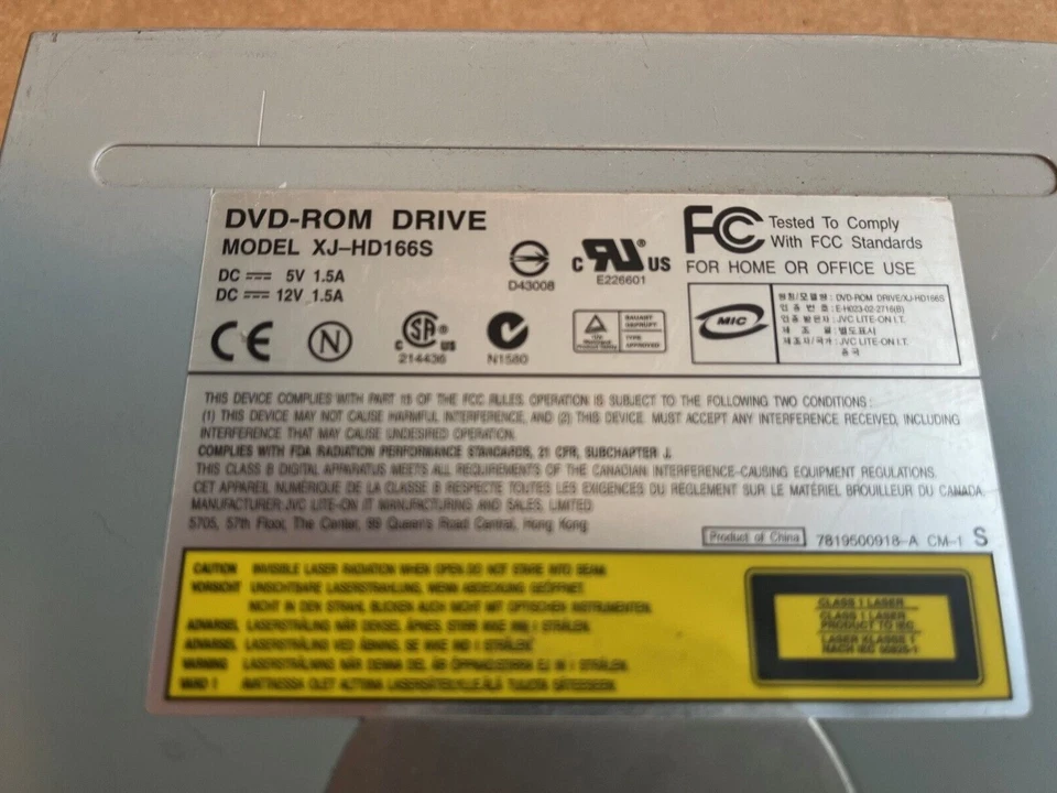 Lite-On IT XJ-HD166S DVD-ROM IDE Desktop Drive Black HP 325388-001 290992-ED0 - Image 2 of 3