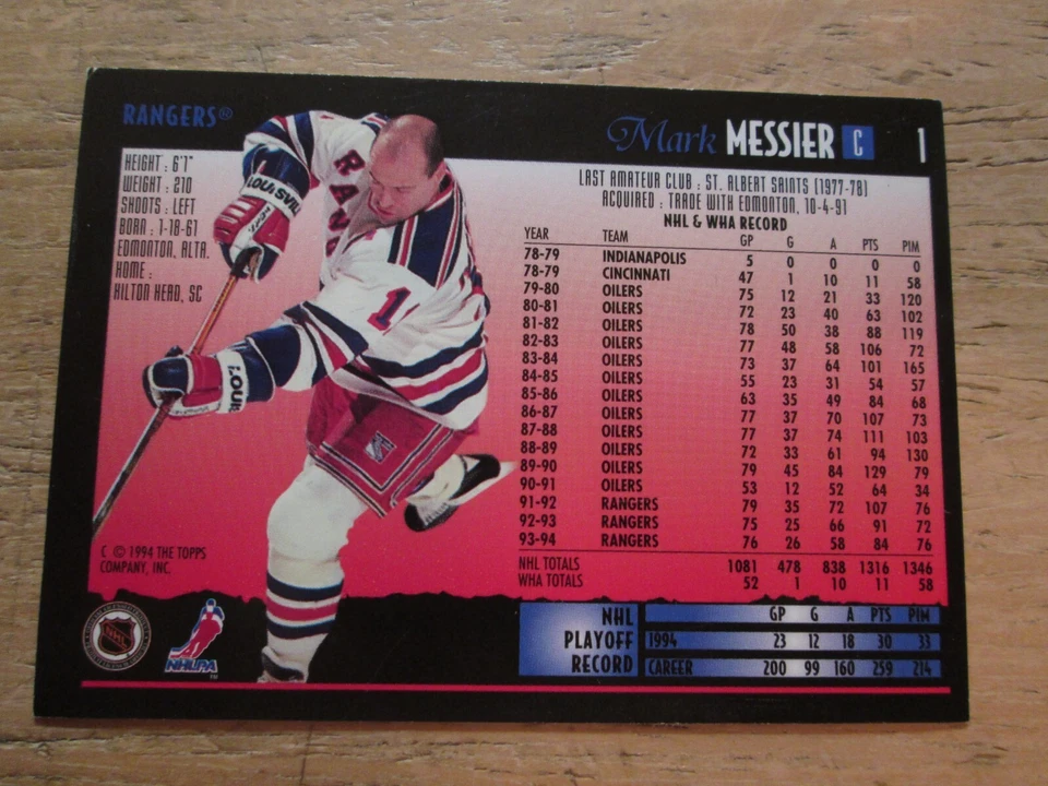 1994-95 TOPPS, PREMIER SPECIAL EFFECTS, HOCKEY, MULTI LISTING, YOU PICK 'EM - Image 2 of 2