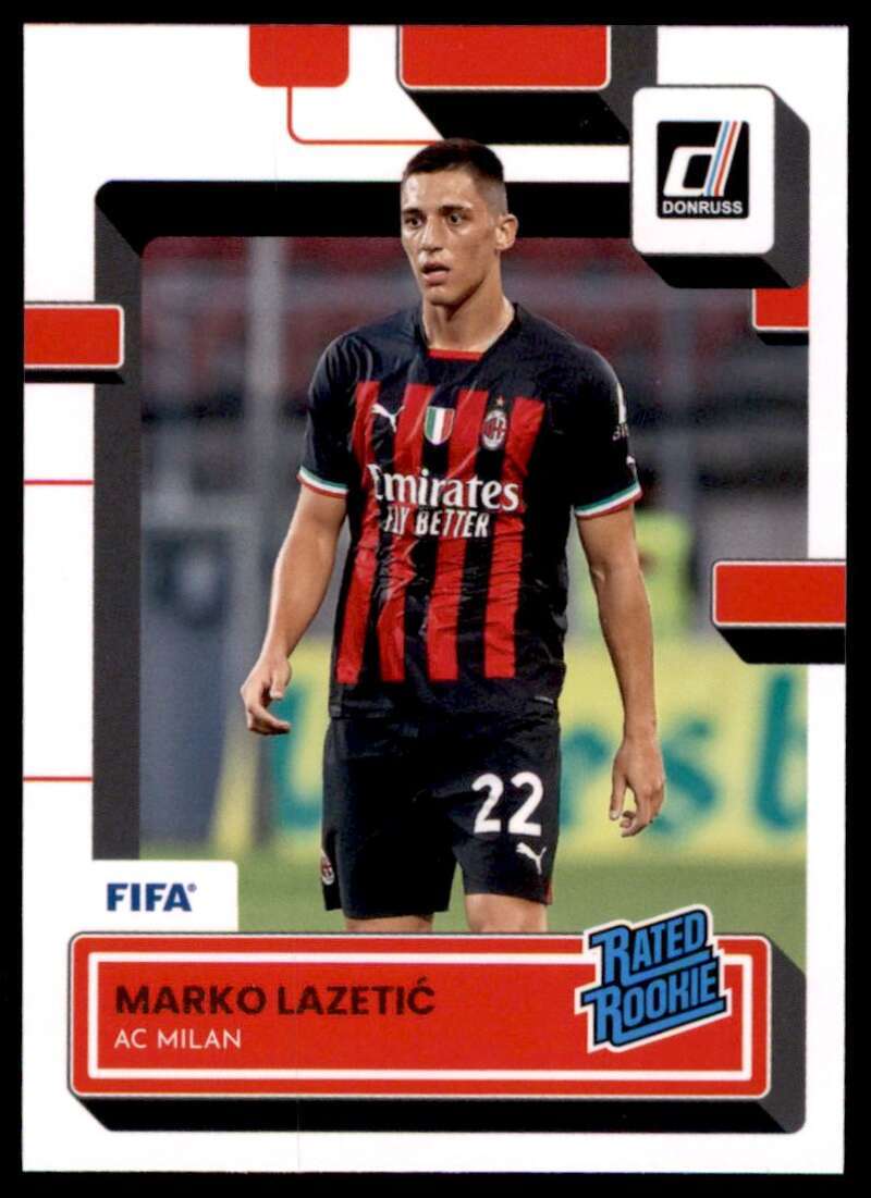MARKO LAZETIC RC 2022-23 Donruss FIFA #176 Rated ROOKIE Soccer  ID:61542