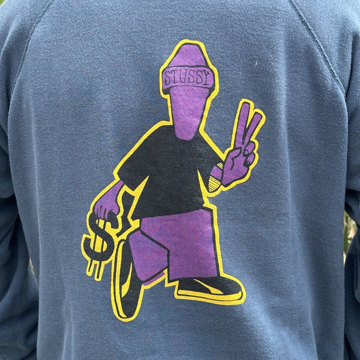 Vintage Stussy 90s Bootleg Crewneck Sweatshirt. Size Men's Vintage Stussy 90s Bootleg Crewneck Sweatshirt. Size Men's