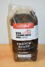 1 BAG SAN FRANCISCO BAY FRENCH ROAST WHOLE BEAN COFFEE - 3 LBS