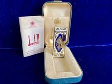 Dunhill Lighter 18K Gold Roy King Super Mint Condition Works 1 Year Warranty