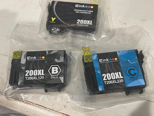 EZink T200XL Black, Yellow & Cayan for Epson Printer