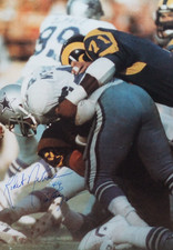 Robert Newhouse (d.2014) Dallas Cowboys Signed Autographed 7x10 Vintage Photo