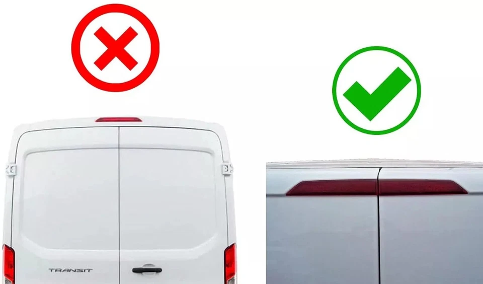 Reverse Camera For Ford Transit Custom Mk1 Brake Light Rear Fit Complete Kit - Image 3 of 4