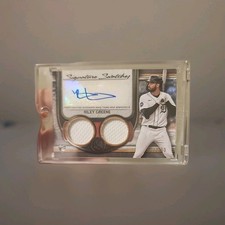2023 Topps Signature Series Riley Greene Dual Rookie Patch Auto 137/153 SWRDA-RG