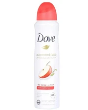 Dove Advanced Care Antiperspirant Deodorant Dry Spray - Apple & White Tea, 3.8oz