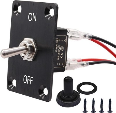 Heavy Duty Waterproof DPST 4 Pin 2 Position ON/Off Latching Rocker ON-OFF