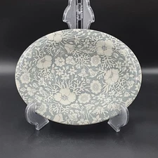 Vintage Wallace China Restaurant Ware Oval Bowl Festival Gray 11-P