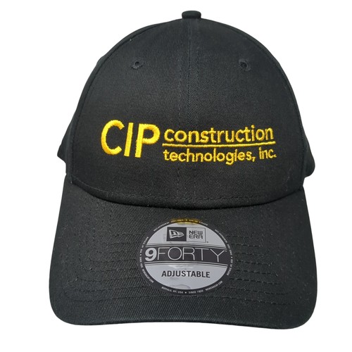 CIP Construction Technologies Inc Strapback Hat Black One Size New Era