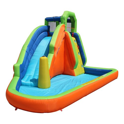 #ad Banzai Gushing Geyser Water Spraying Inflatable Pool Water Park Set Multicolor $309.99