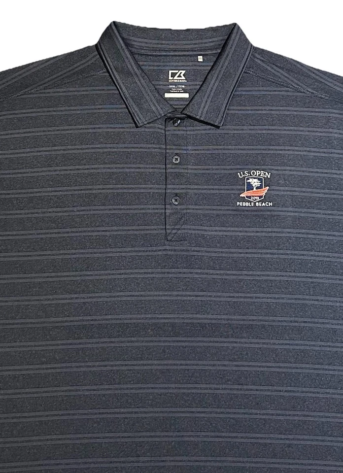 Cutter & Buck s/s 2019 US OPEN at Pebble Beach Polo Style Golf Shirt Men’s 3XL - Image 3 of 4