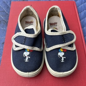 Vintage Snoopy Toddler Shoes Made In USA  - Hook and Loop Toddler Shoes