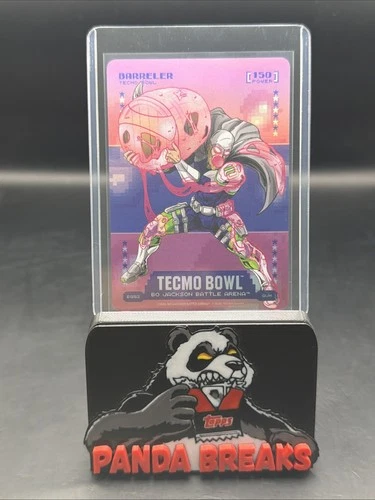 2026 Bo Jackson Battle Arena Tecmo Barreler Bubble Gum SSP Power 150 Cooper Kupp