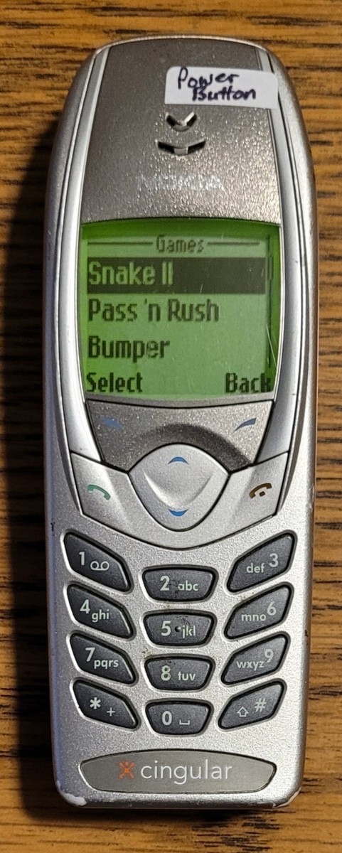 Nokia 6340i - Silver and Gold ( Cingular ) Rare Cellular GSM Phone