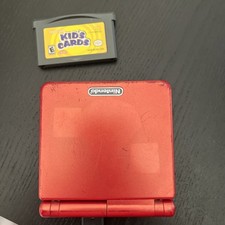 Nintendo Game Boy Advance SP Red (Model AGS-001) + Charger