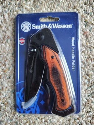 Smith & Wesson Wood Handle Knife