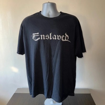 Enslaved Eld Viking Progressive Black Metal Band T-Shirt XL