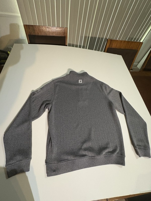 Foot joy Pullover Jacket 1/4 Zip Super Soft Warm Men’s Medium Wildfire Course