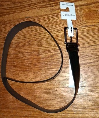 Calvin Klein Men s Reversible Belt Black  Brown RN 129919 Size 30