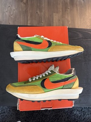 Nike X Sacai LD Waffle  Green Gusto  - Size 10.5 Men s BV0073-300