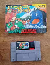 Super Mario World 2 Yoshi's Island SNES with original box Nintendo Super