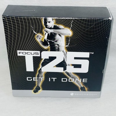 FOCUS T25 Alpha + Beta Get It Done Workout 9 Disc DVD Set 2014
