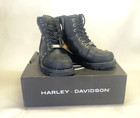 Harley Davidson Cycles D84276 Womens Black Oakleigh Riding Boots Size 7