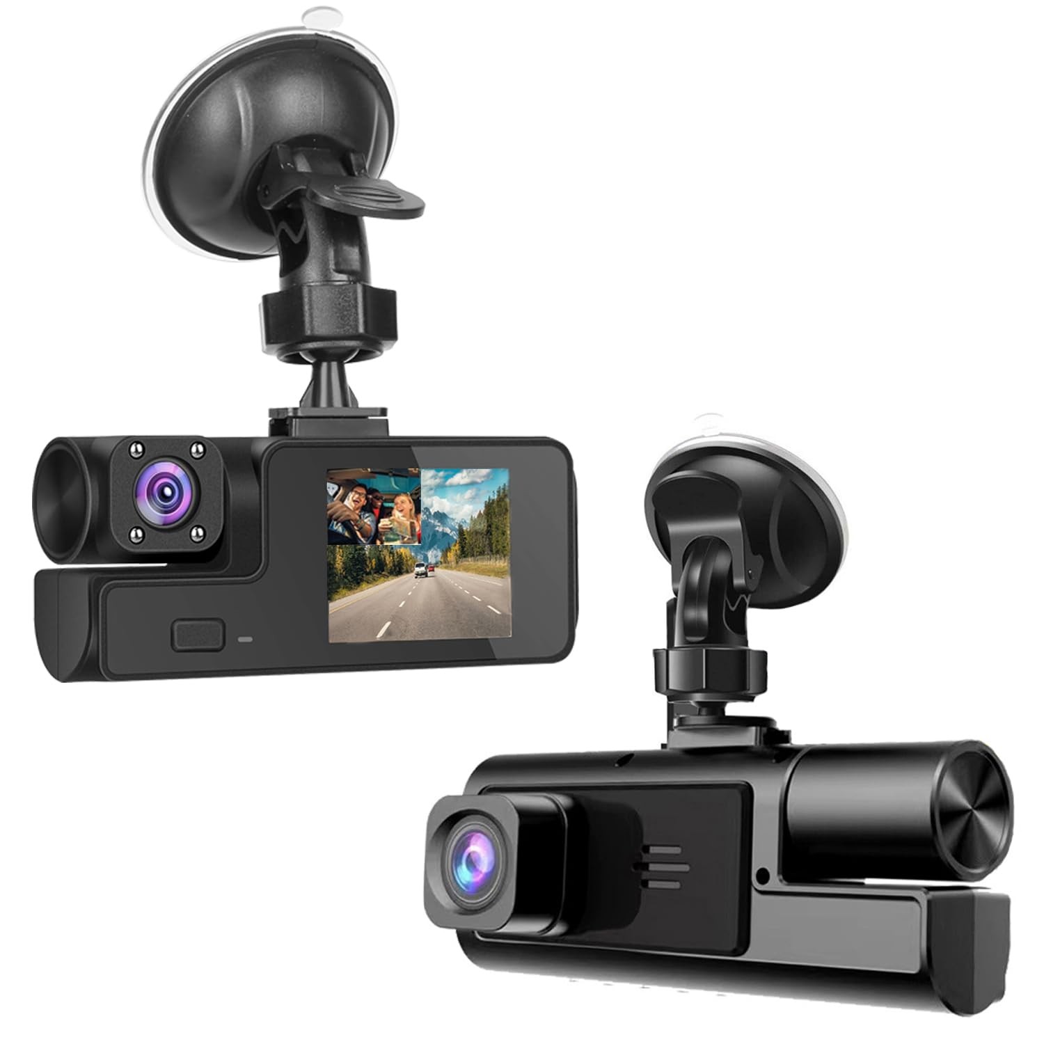 1080P Dual Dash Camera for Car Front and Inside Dashcam Car 