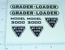 Nylint Grader-Loader Const Vehicle Sticker Set NY-035
