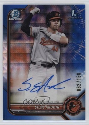 2022 Bowman Draft Chrome Pick Blue Wave Refractor 62/150 Silas Ardoin Auto 0w27