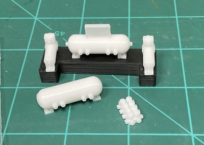 1/25 Scale Custom Air Ride System - Dual Compressors & Tanks Resin Diorama Part