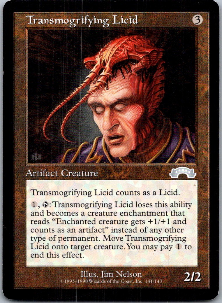 Transmogrifying Licid U EXO #141 LP MTG Magic