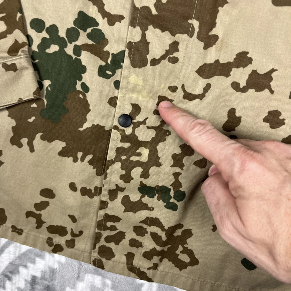 German Army Jacket Gr14 (US Med Tall) Tan Brown Tropentarn Camo Fleck Military - Image 4 of 4