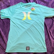 Hurley Rashguard Mint Green Short Sleeve Tee Youth L : 12/13 