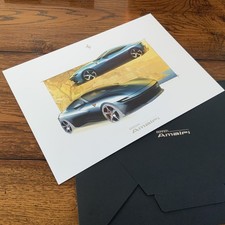 Ferrari Amalfi  LAUNCH December 3rd  Sales  lithograph Flyer A3 Poster 