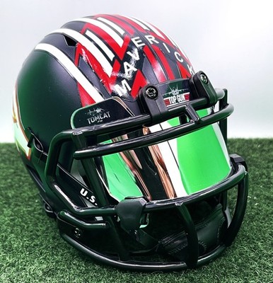 CUSTOM RIDDELL SPEED MINI FOOTBALL HELMET - TOP GUN 