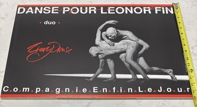 Vintage Original Dance Poster  DANSE POUR LEONOR FINI  Compagnie Enfin Le Jour