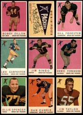 1959 Topps Green Bay Packers Near Team Set 3.5 - VG+ 6870687 (10 / 16 cards)